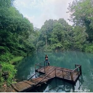Takjubnya Keindahan Danau Biru di Desa Karangsidemen, Kecamatan Batukliang Utara, Lombok
